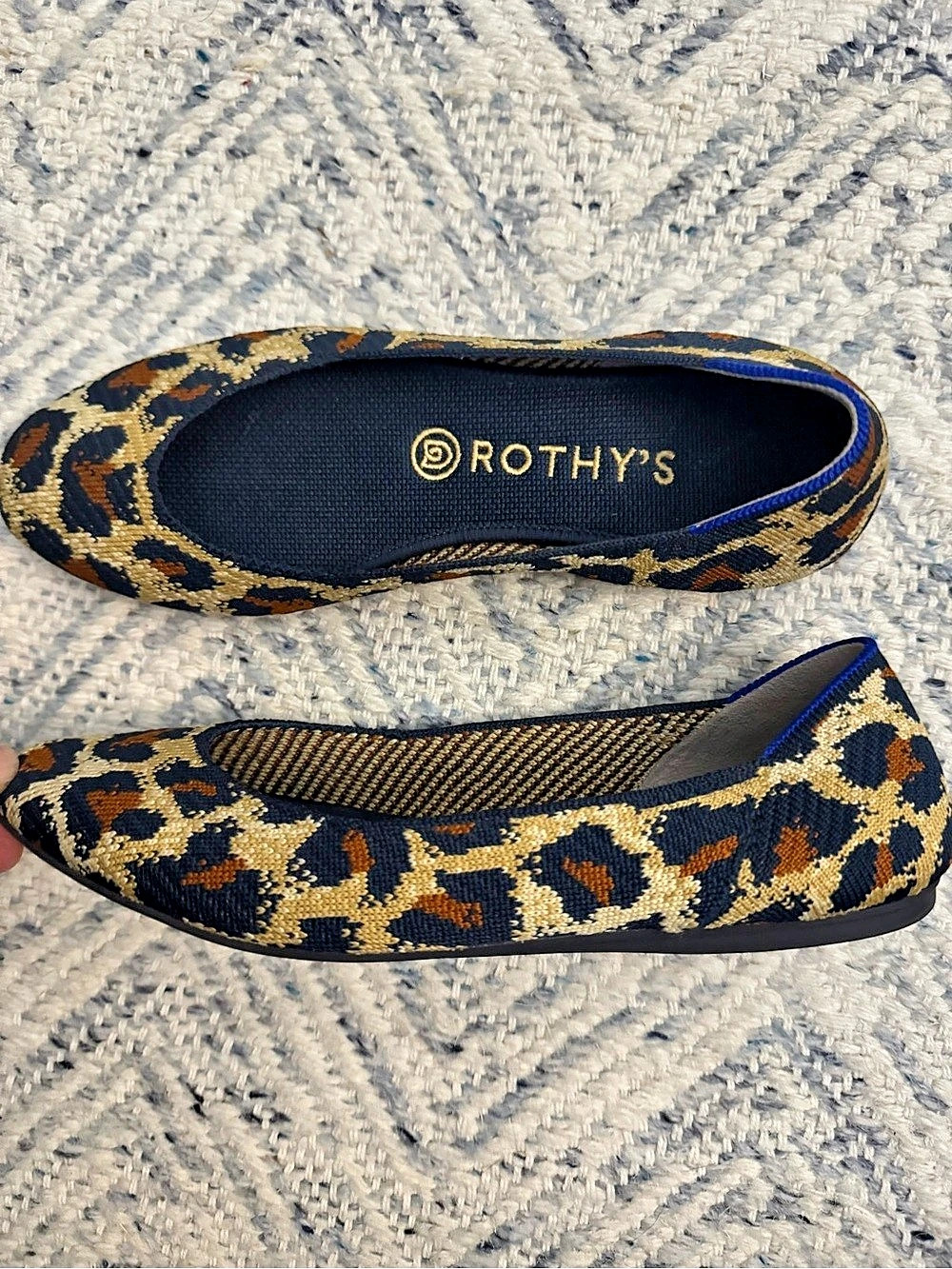 Rothy's The Square Big Cat Flats Brown 8.5